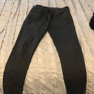 AG black skinny jeans